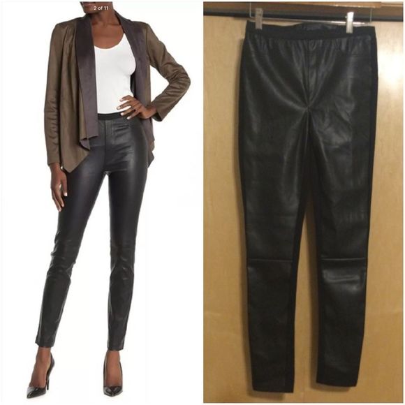 BAGATELLE Stretch Leather Legging Skinny Pants - Picture 1 of 11